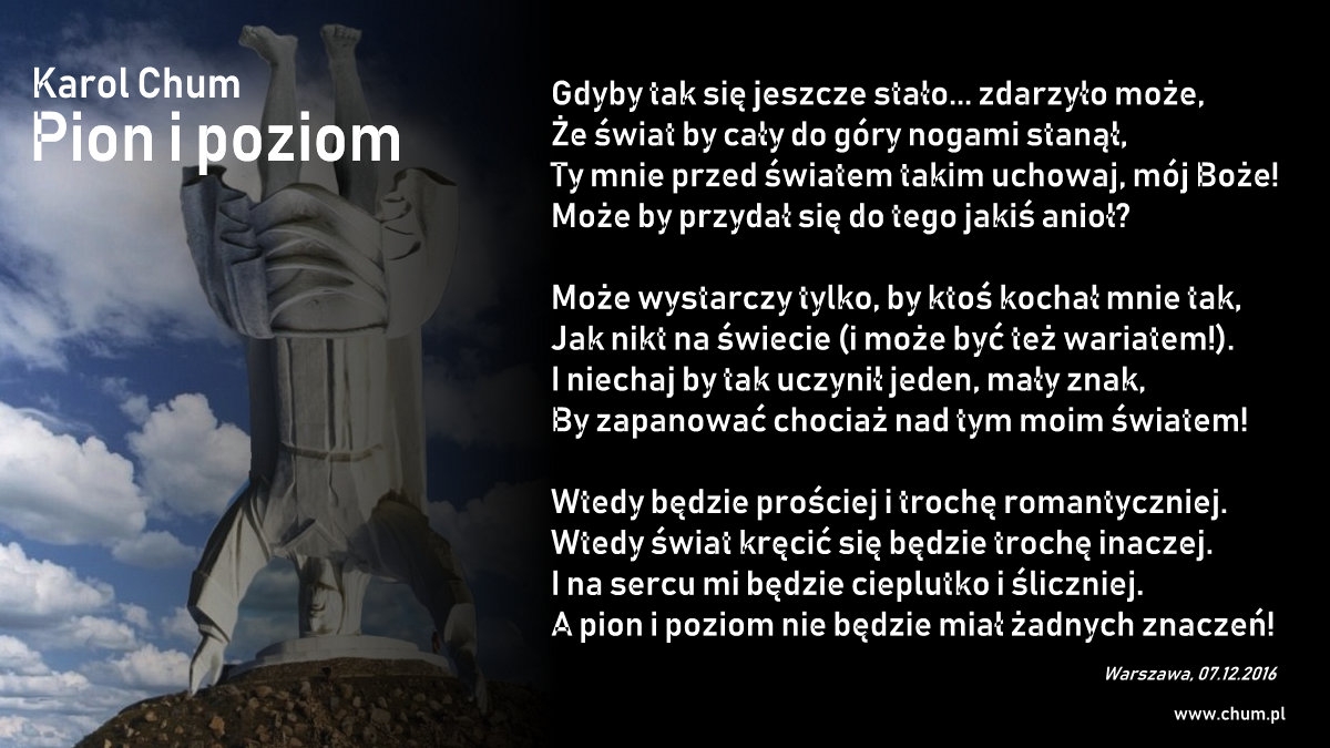 🔖Karol Chum: Pion i poziom /153/