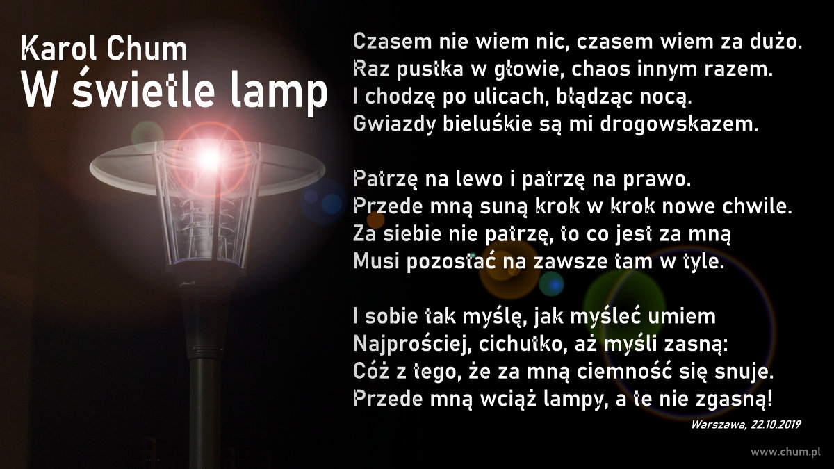 🔖Karol Chum: W świetle lamp /432/