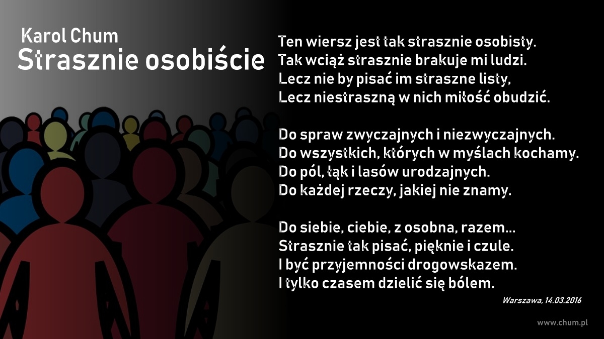 🔖Karol Chum: Strasznie osobiście /93/