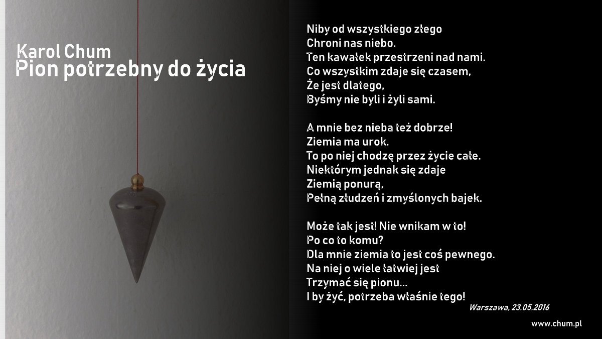🔖Karol Chum: Pion potrzebny do życia /152/
