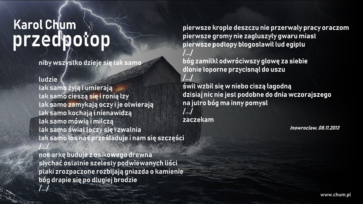 🔖Karol Chum: przedpotop /138/