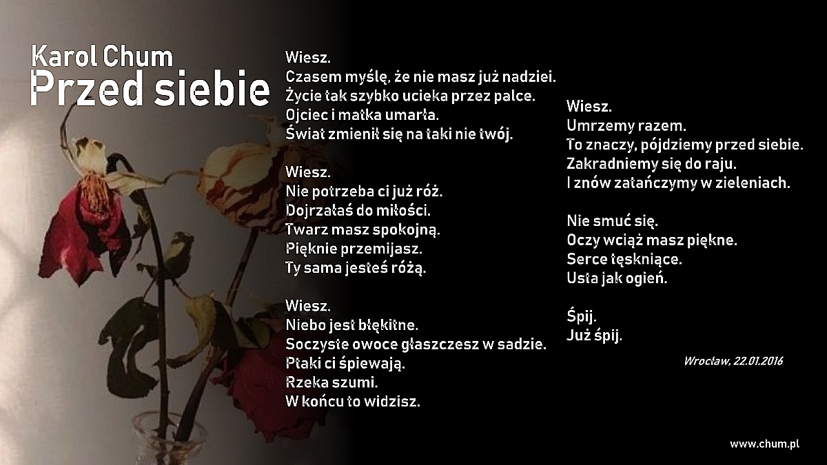 🔖Karol Chum: Przed siebie /137/