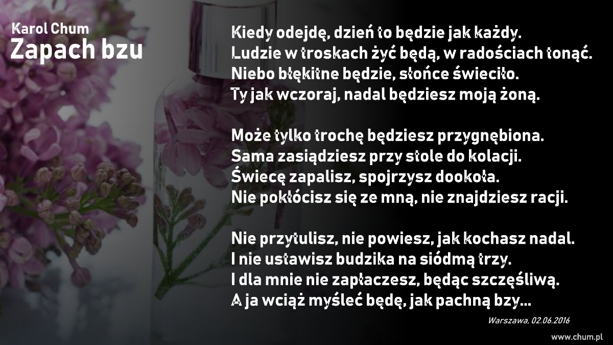 🔖Karol Chum: Zapach bzu /35/