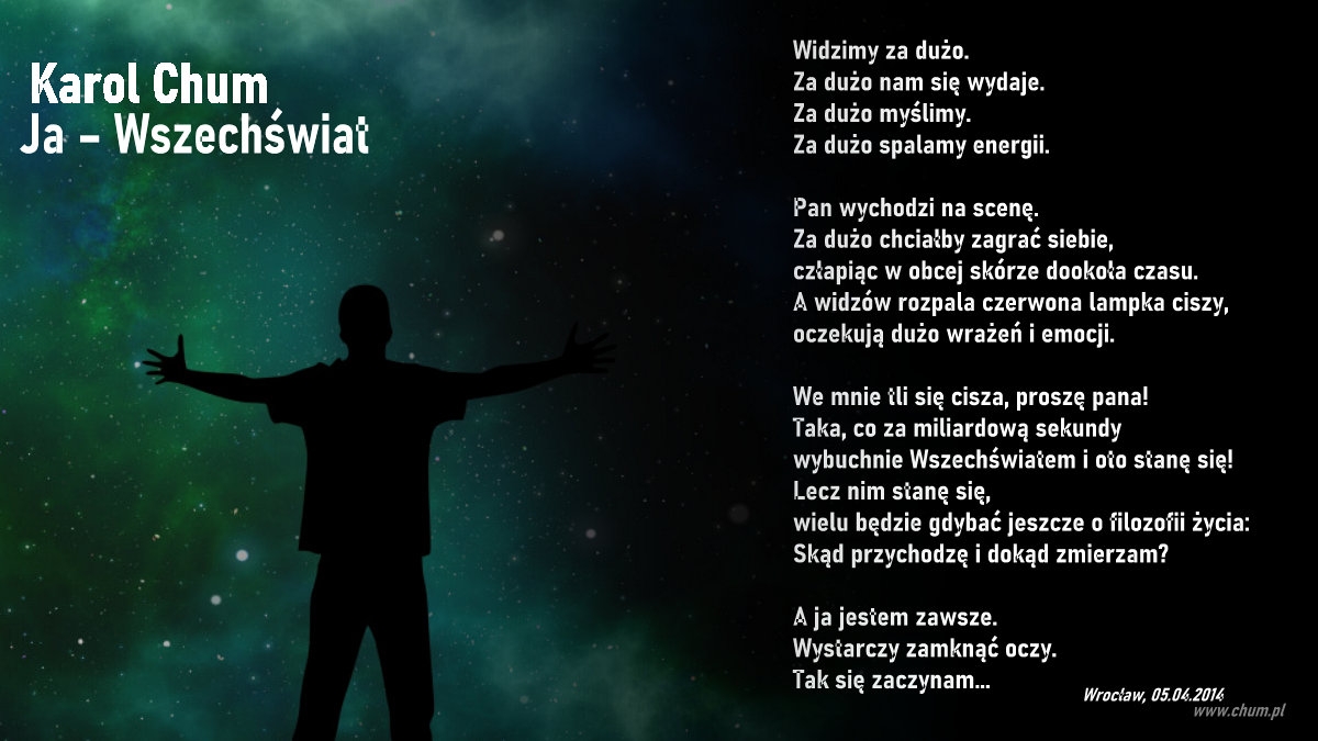 🔖Karol Chum: Ja – Wszechświat /263/