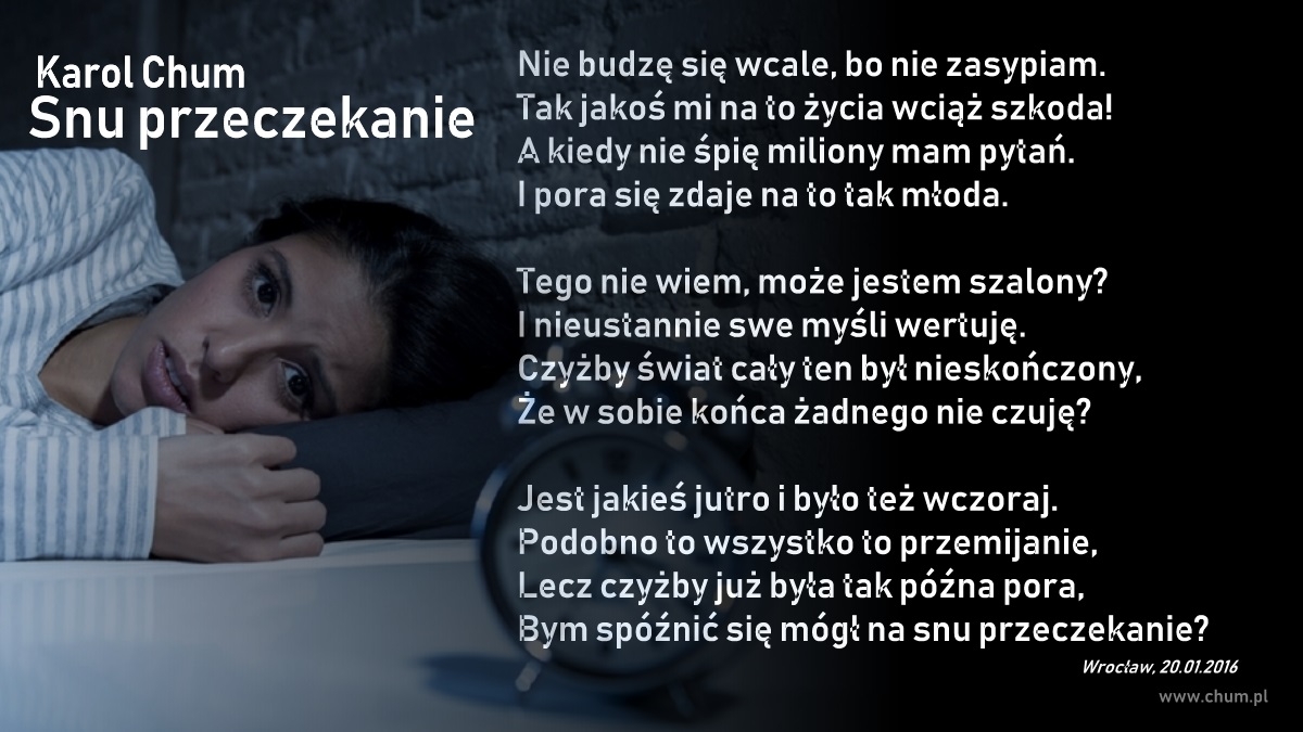 🔖Karol Chum: Snu przeczekanie /101/