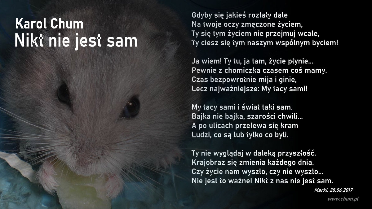 🔖Karol Chum: Nikt nie jest sam /182/