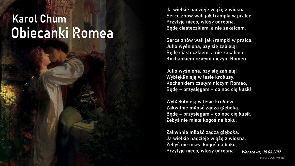 🔖Karol Chum: Obiecanki Romea /178/
