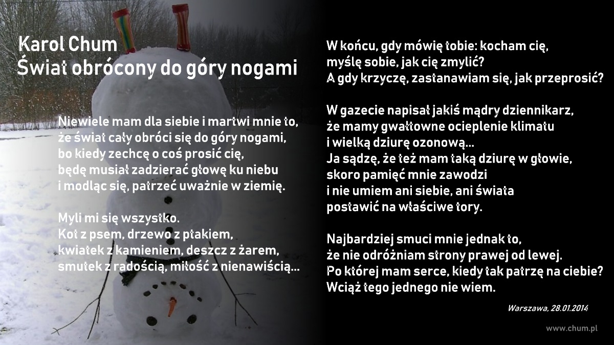 🔖Karol Chum: Świat obrócony do góry nogami /88/