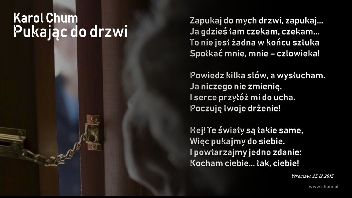🔖Karol Chum: Pukając do drzwi /126/