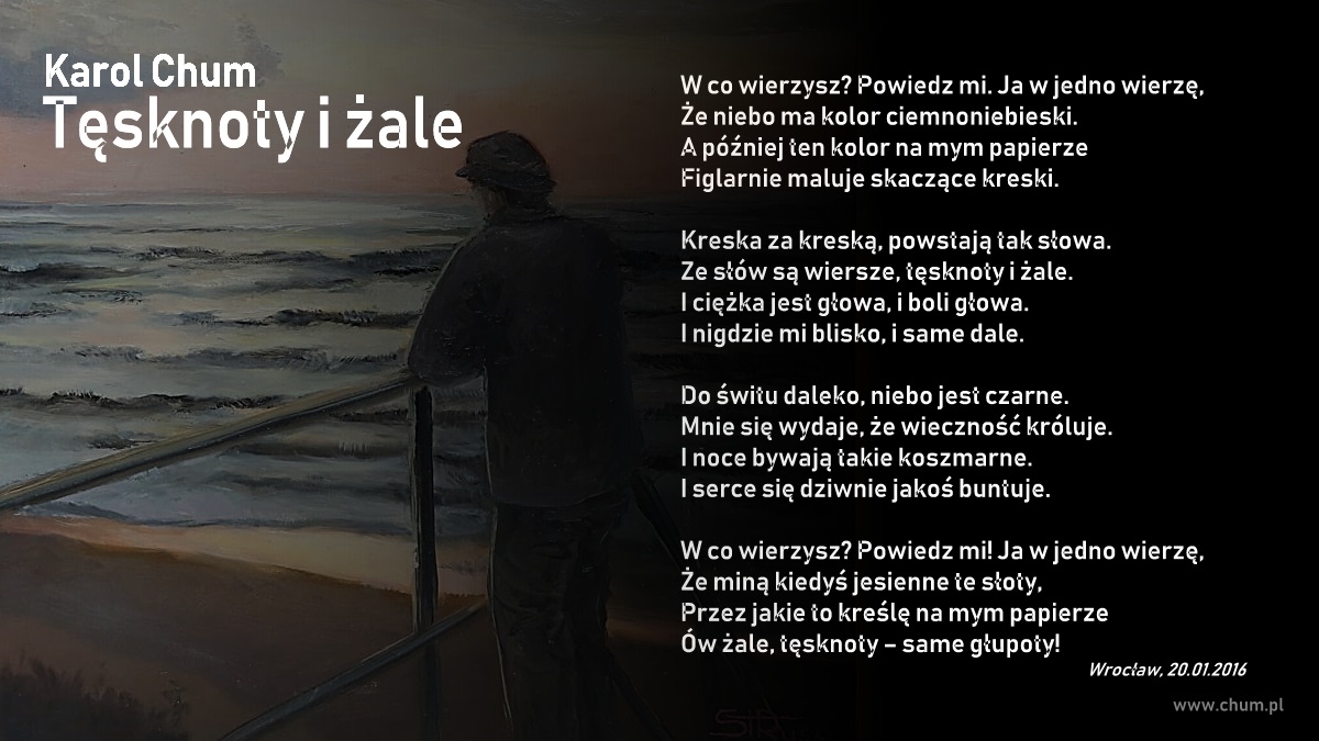  🔖Karol Chum: Tęsknoty i żale /84/