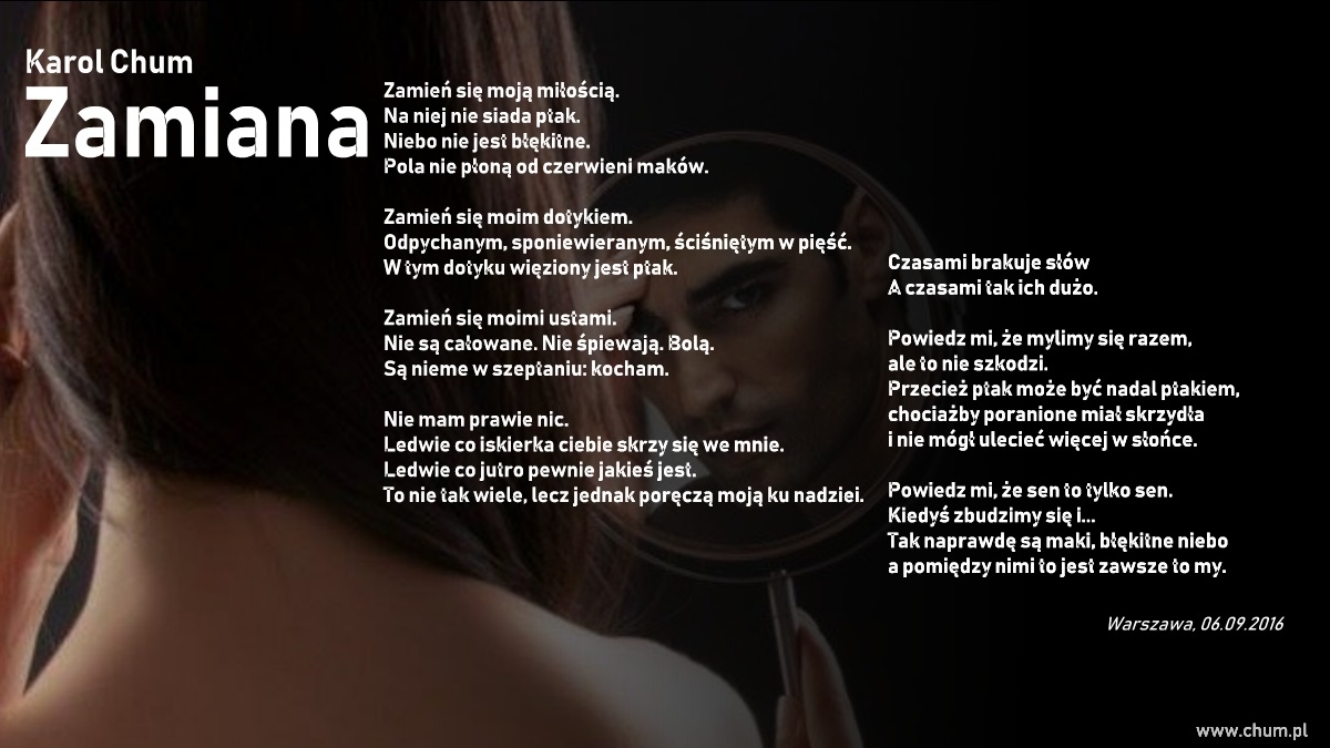 🔖Karol Chum: Zamiana /37/