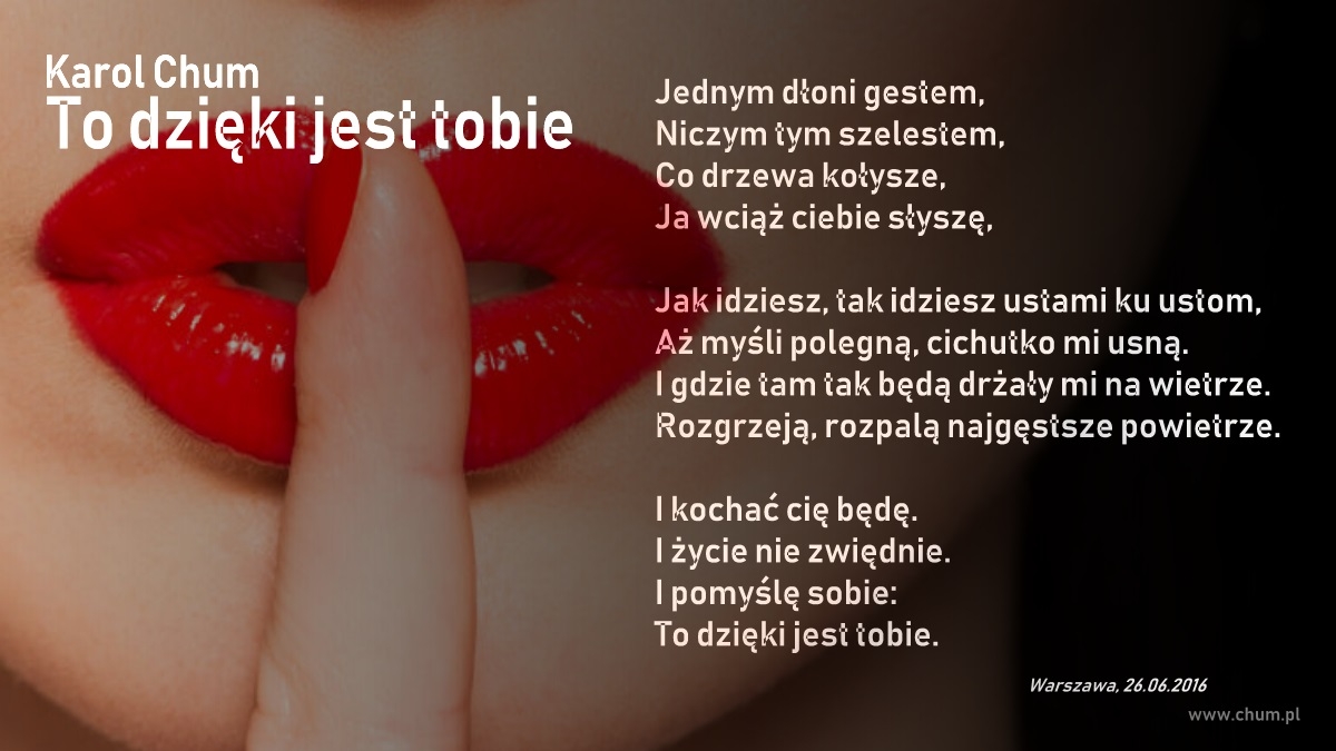 🔖Karol Chum: To dzięki jest tobie /82/