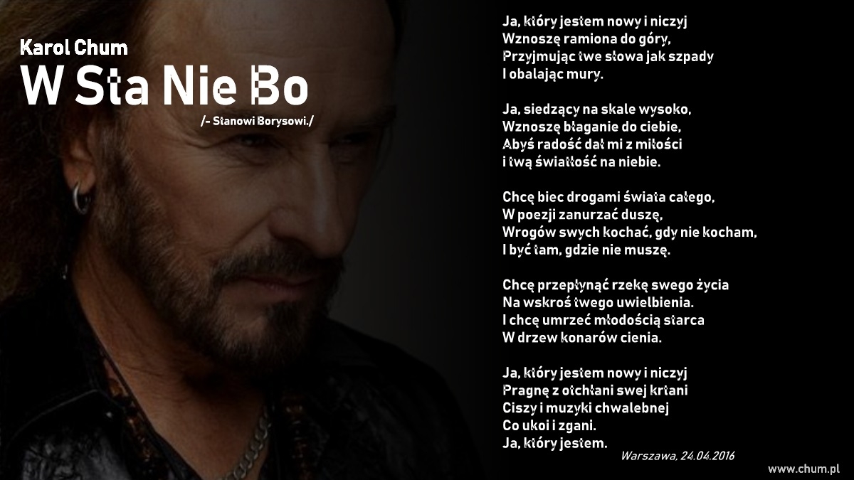 🔖Karol Chum: W Sta Nie Bo /54/