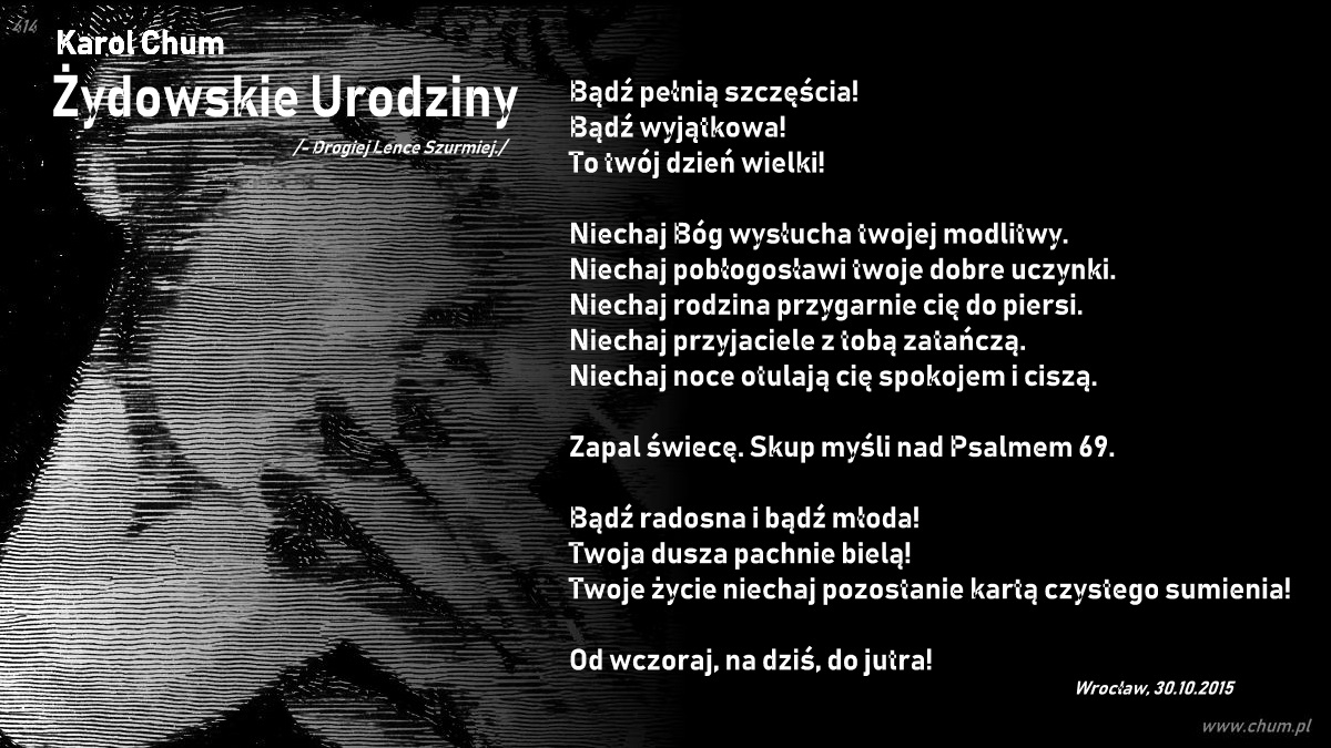 🔖Karol Chum: Żydowskie Urodziny /17/