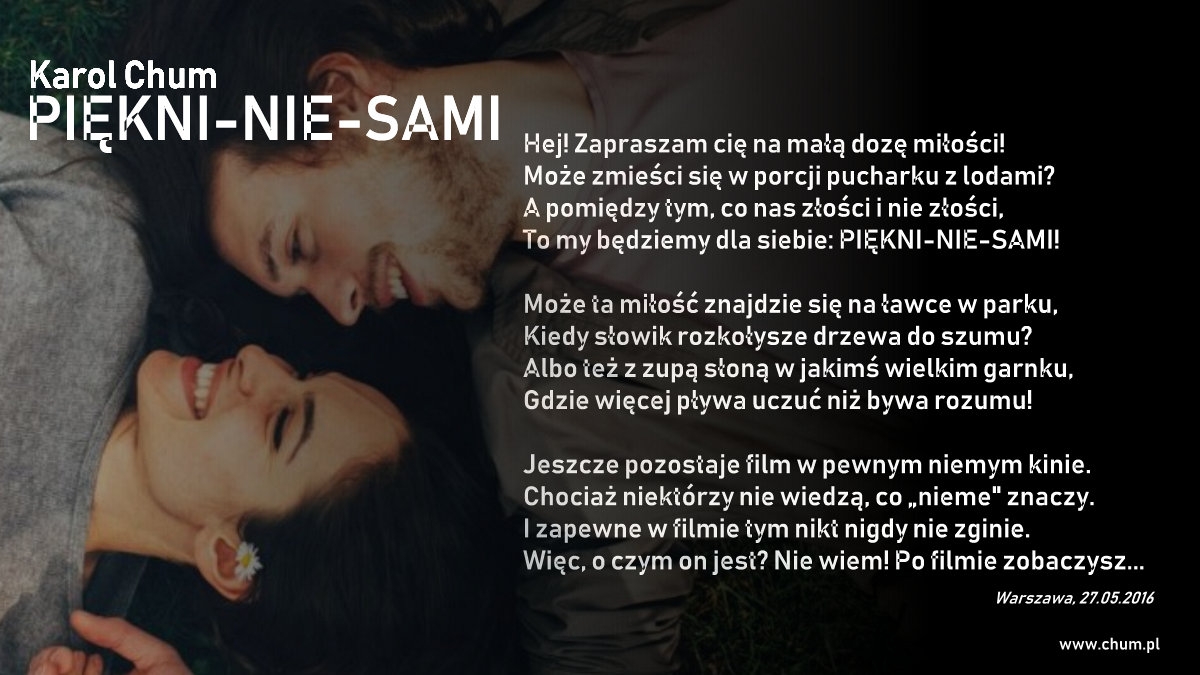 🔖Karol Chum: PIĘKNI-NIE-SAMI /156/