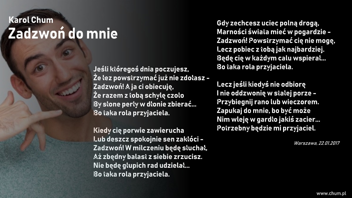 🔖Karol Chum: Zadzwoń do mnie /43/