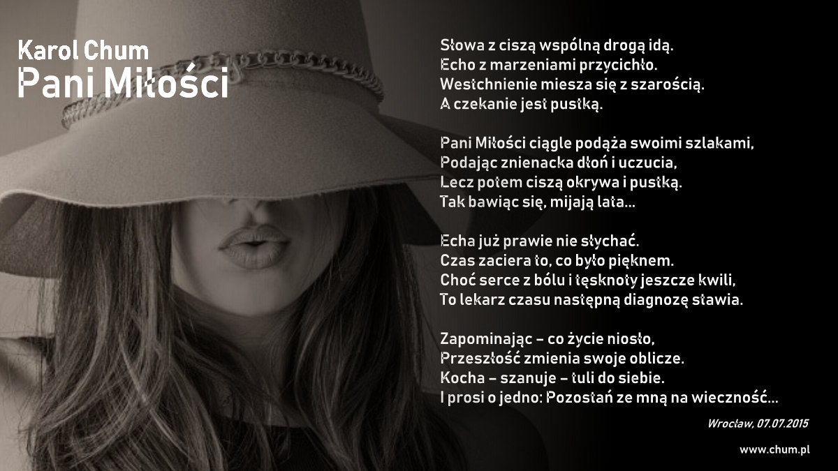 🔖Karol Chum: Pani Miłości /163/