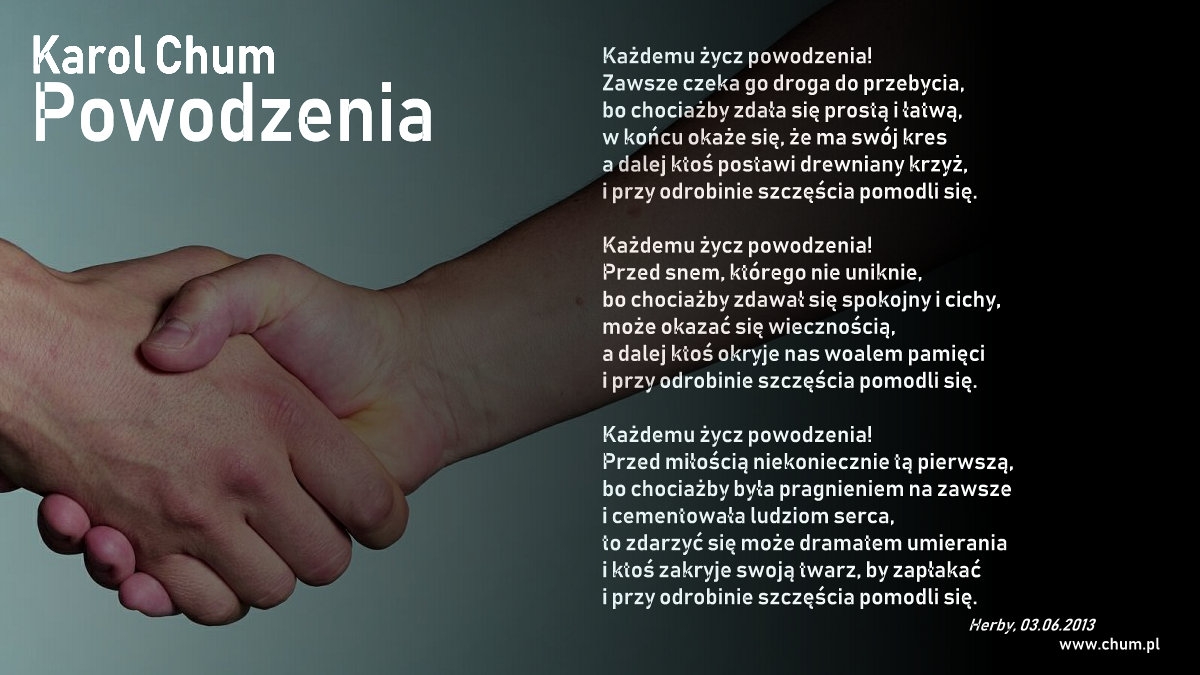🔖Karol Chum: Powodzenia /142/