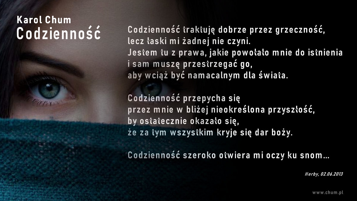 🔖Karol Chum: Codzienność /315/