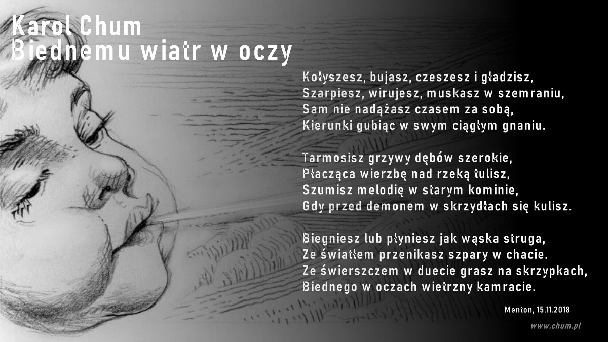 🔖Karol Chum: Biednemu wiatr w oczy /366/