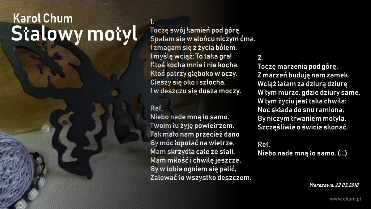 🔖Karol Chum: Stalowy motyl /97/