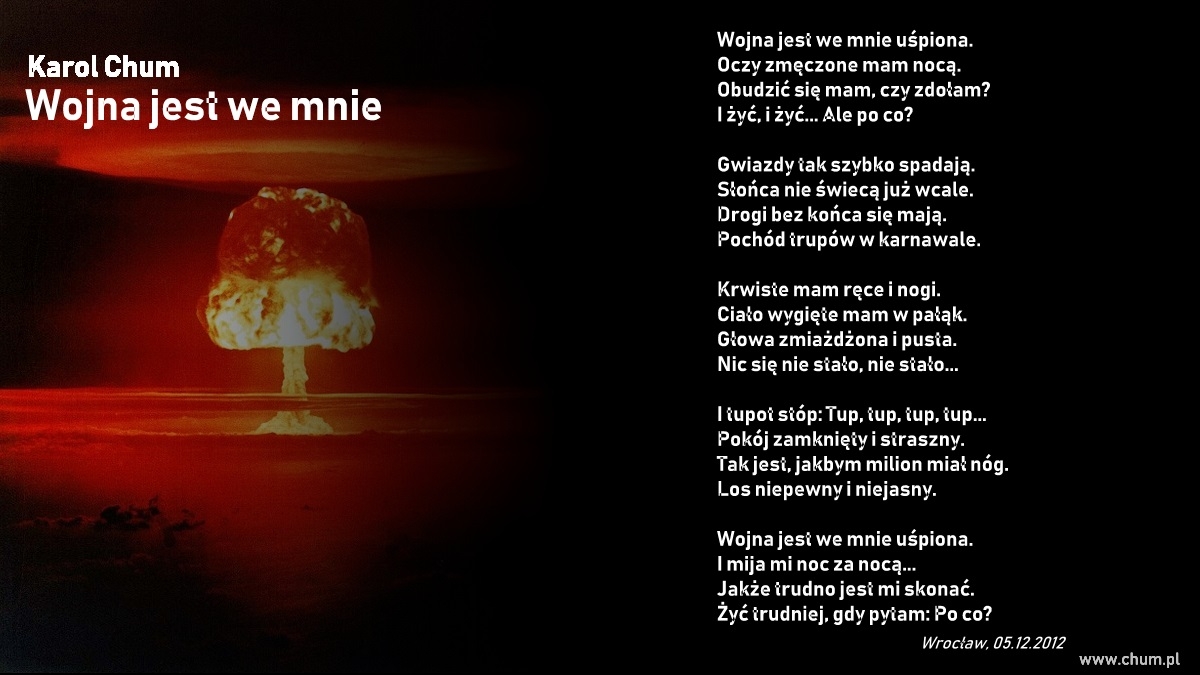 🔖Karol Chum: Wojna jest we mnie /57/