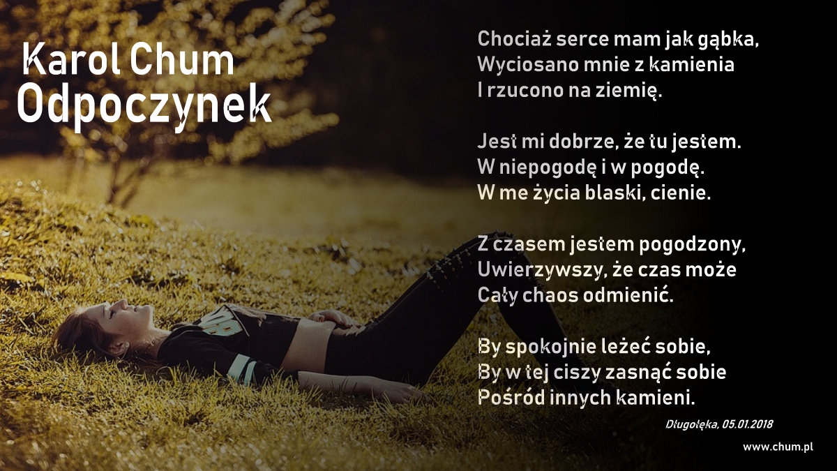 🔖Karol Chum: Odpoczynek /172/