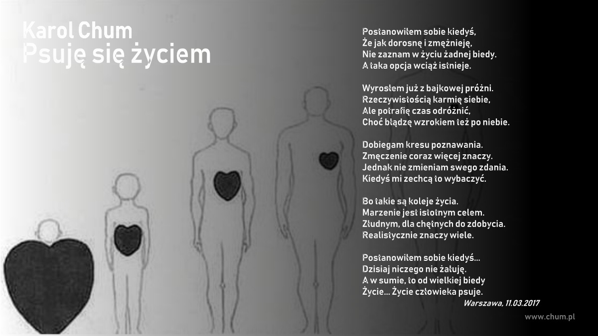 🔖Karol Chum: Psuję się życiem /127/