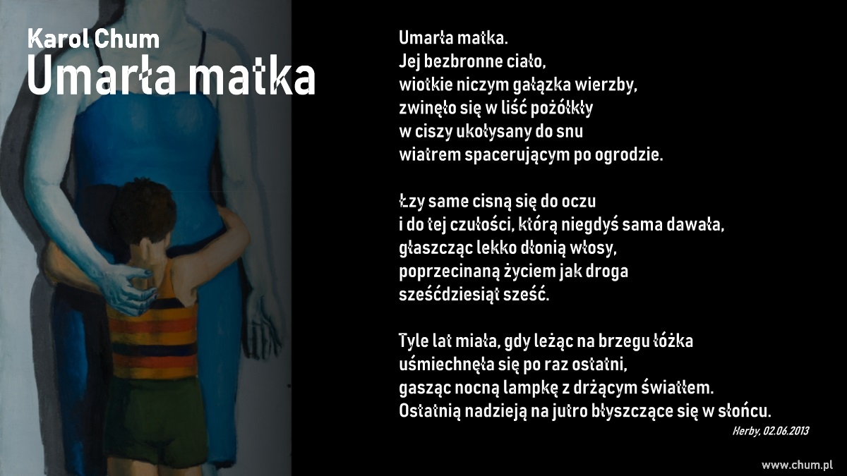 🔖Karol Chum: Umarła matka /73/