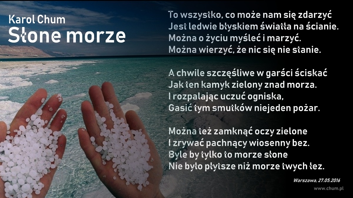 🔖Karol Chum: Słone morze /104/
