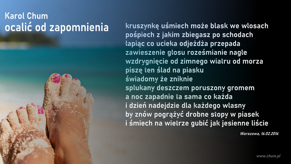 🔖Karol Chum: ocalić od zapomnienia /176/
