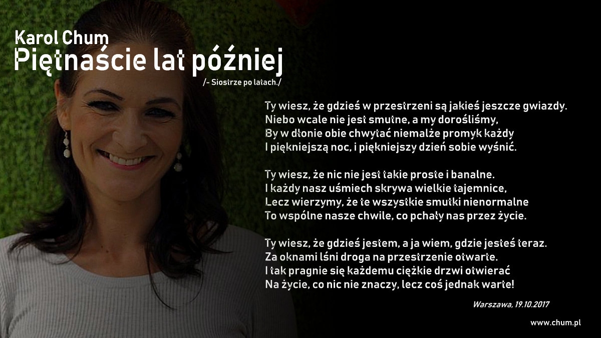 🔖Karol Chum: Piętnaście lat później /155/