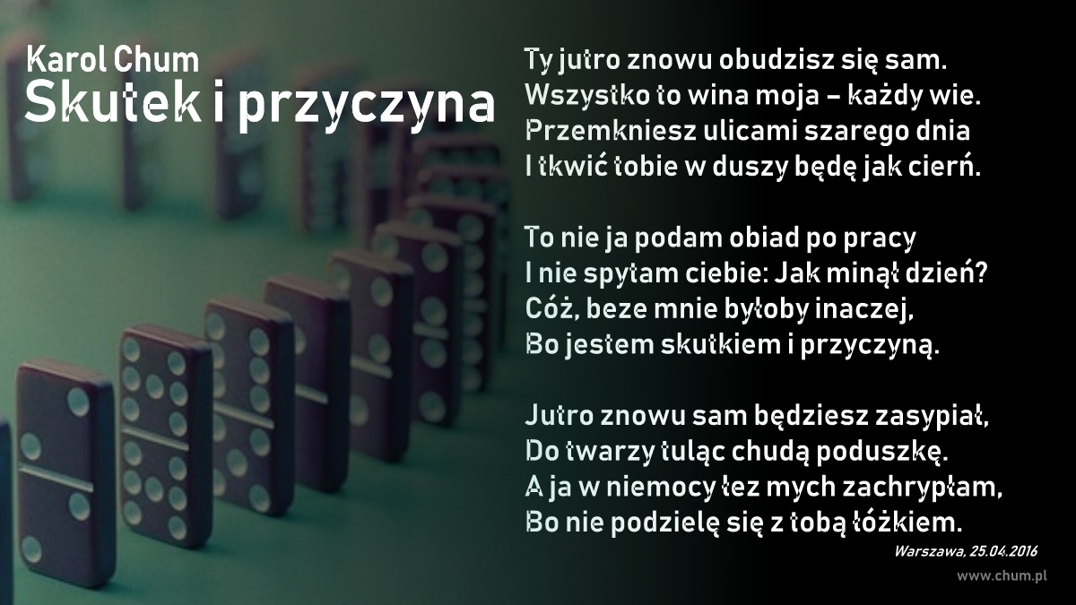 🔖Karol Chum: Skutek i przyczyna /105/
