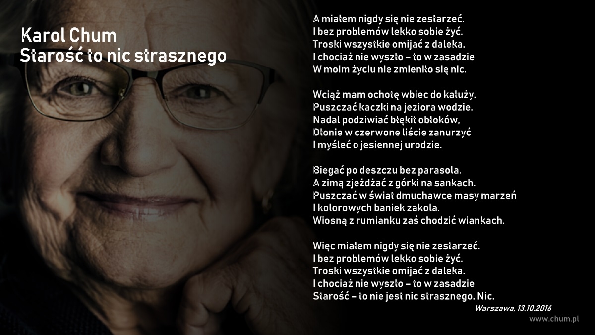 🔖Karol Chum: Starość to nic strasznego /94/